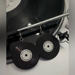 Vinyl Record Earring